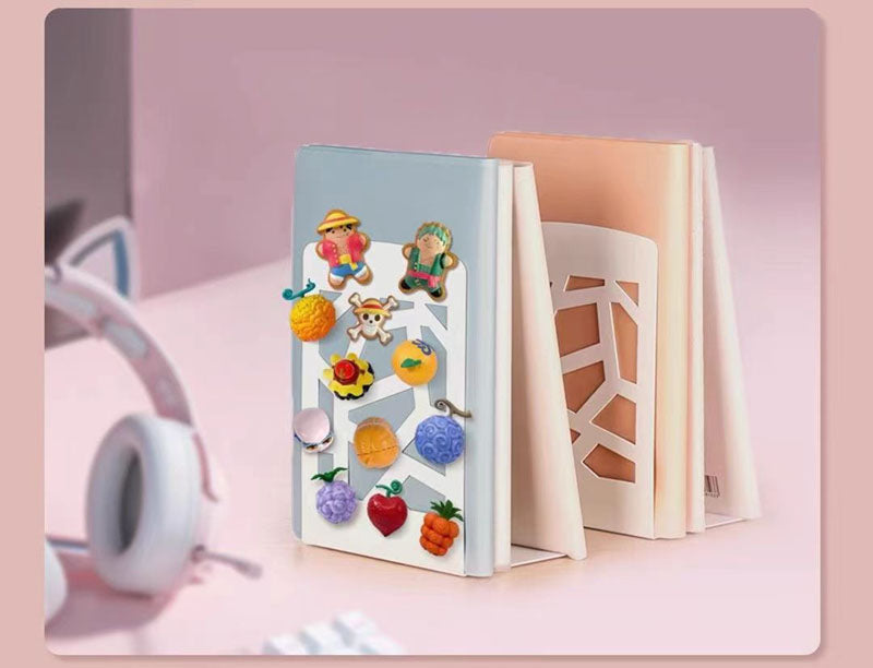 One Piece Anime Fridge Magnets Blind Box, Cute Luffy Zoro Sanji Fruit Dessert Series 3D Magnet Collectible Figures, One Piece Refrigerator Magnets Ornament, Blind Box Gift for One Piece Fans