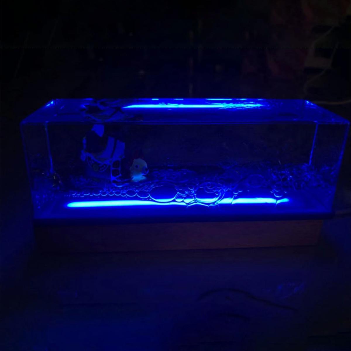 One Piece Thousand Sunny & Going Merry Ship Fluid Resin Desk Lamp, Anime Pirate Ship Drift Bottle Night Light, Wave Liquid Ship in Bottle Decor, USB Wooden LED Base Collectible Figurine, Gift for One Piece Fans