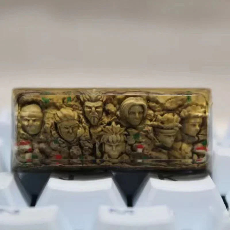 Anime Handmade Resin Artisan Keycap, Custom 3D SA Profile Key Cap for Mechanical Keyboard, Naruto Dragonball Themed DIY Keycap, Gaming Keyboard Decor Gift