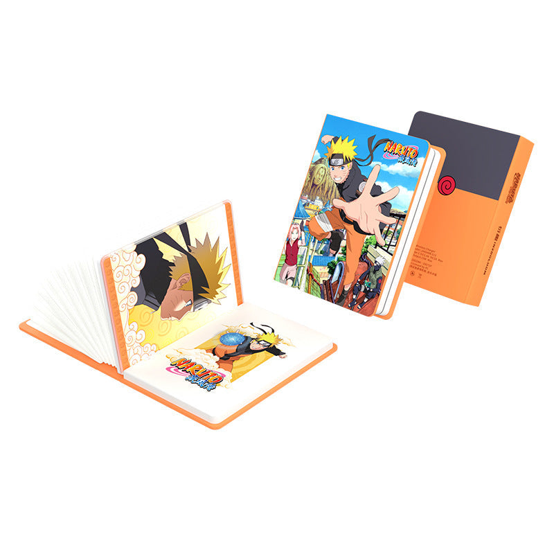 Naruto Anime Hardcover Notebook, Naruto Character Printed Journal Diary, Anime Themed Writing Notepad, Collectible Notebook, Gift for Naruto Fans & Anime Lovers