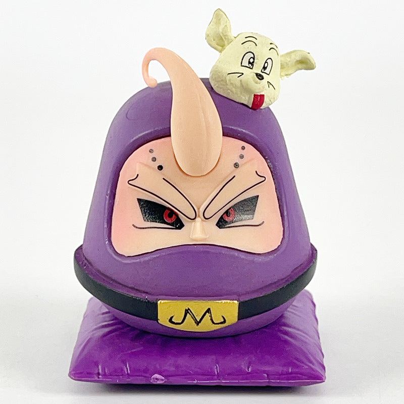 Dragon Ball Anime Daruma Piggy Bank, 6 Styles Cute Goku Vegeta Majin Buu Piccolo Broly Dharma Coin Saving Box, Cartoon Figure Money Bank, Dragon Ball Collectible Ornament Gift for Anime Fans