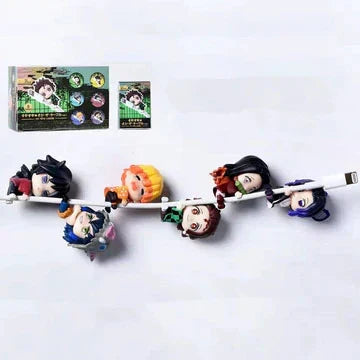 Demon Slayer Anime Cable Bite Protector, Cute Kimetsu no Yaiba Cable Saver, Cartoon Character Charger Cord Protector, Anti-break Cable Sleeve, Demon Slayer Collectible Cable Accessories, Gift for Anime Fans
