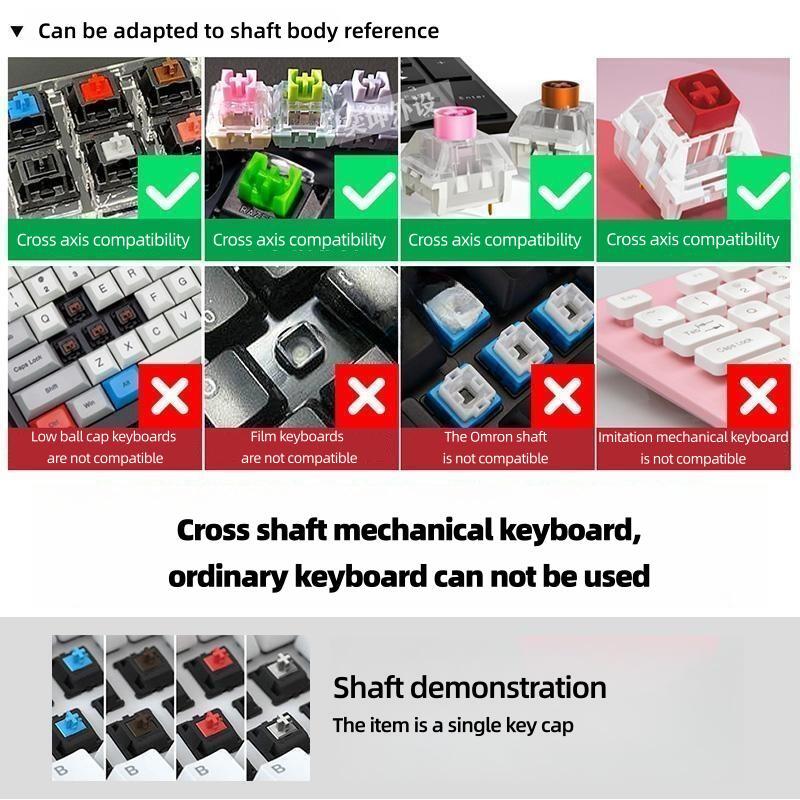 Demon Slayer Anime Keycap Set, 3D Handmade Resin Artisan Keycaps, Tanjiro Nezuko Zenitsu Inosuke Custom ESC Key Cap, Cherry MX Switch Decorative Keycap for Mechanical Keyboard