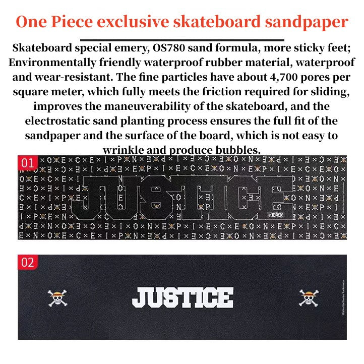 One Piece Anime Complete Skateboard Set, 7 Layer Maple Double Kick Skate Board, Luffy Zoro Sanji Nami Chopper Print Skateboard, Anime Collectible Skateboard for Teens Adults, One Piece Fan Gift