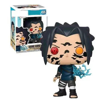 Naruto Anime Pop Figure, Q Version Vinyl Figurine, Kakashi Itachi Sasuke Collectible Statue with Gift Box, Desktop Ornament Anime Fan Birthday Gift