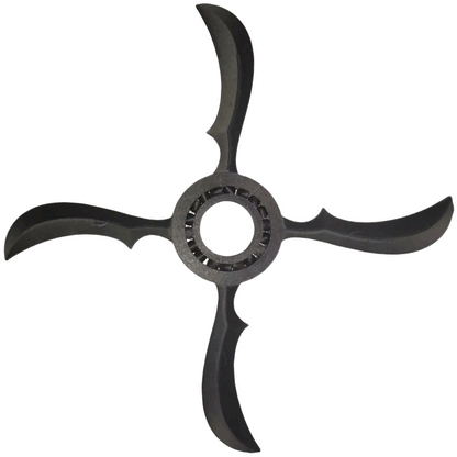 Naruto Anime Rotatable Shuriken Prop, Luminous Glow In The Dark Four Blades Ninja Shuriken, Hand Spinning Cosplay Weapon Replica, Anime Collection Display Toy for Naruto Fans