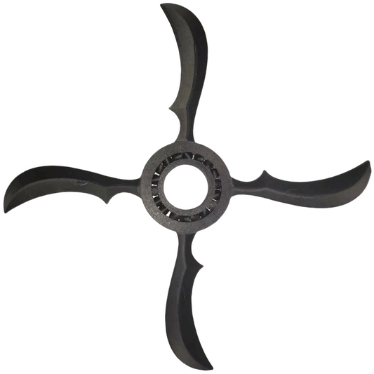 Naruto Anime Rotatable Shuriken Prop, Luminous Glow In The Dark Four Blades Ninja Shuriken, Hand Spinning Cosplay Weapon Replica, Anime Collection Display Toy for Naruto Fans