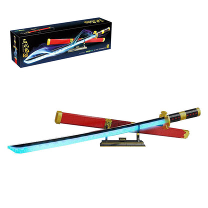 Demon Slayer Building Blocks Nichirin Sword, Anime Katana Model Bricks Kit with Scabbard & Display Stand, Tanjiro Zenitsu Rengoku Giyuu Sword Construction Toy, Collectible Anime Gift for Adults Teens