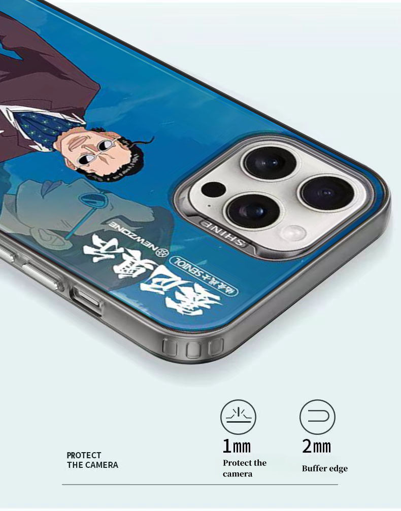 One Piece Senor Pink Anime Phone Case, 2 Styles Character Print Protective Phone Cover, Shockproof Soft TPU Shell, Anime Collectible Gift for One Piece Fans