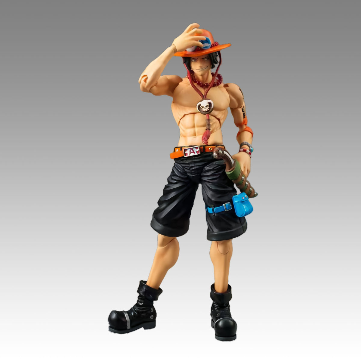 One Piece Anime Action Figure, Luffy Zoro Ace Movable Joints Collectible Figurine, Multiple Replaceable Parts, PVC Articulated Model Toy, Desktop Display Gift for One Piece Fans