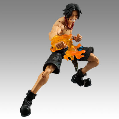 One Piece Anime Action Figure, Luffy Zoro Ace Movable Joints Collectible Figurine, Multiple Replaceable Parts, PVC Articulated Model Toy, Desktop Display Gift for One Piece Fans