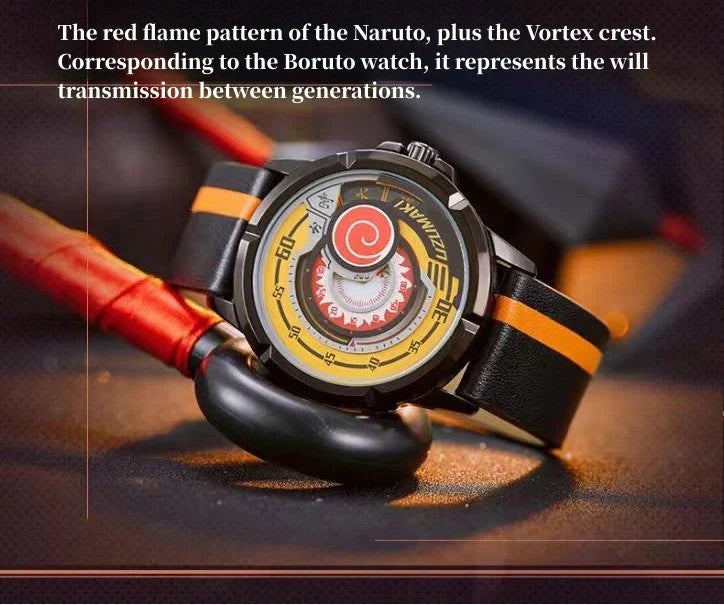 Boruto Naruto Next Generations Anime Wrist Watch, Uzumaki Boruto Sasuke Sarada Sharingan Analog Quartz Watch, Silicone Strap Anime Cosplay Watch, Collectible Gift for Naruto Anime Fans