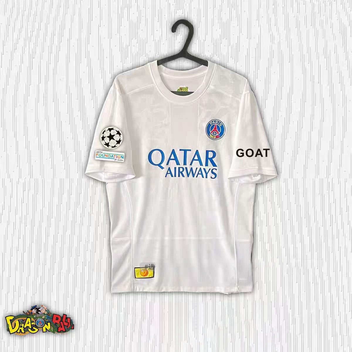 Dragon Ball Collage Print Soccer Jersey Neymar Ramos Mbappe Football Shirt