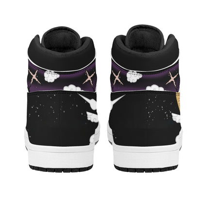One Piece Luffy Gear 5 Anime High Top Sneakers, Custom Printed Nika Luffy Character Fashion Casual Shoes, One Piece Anime Streetwear Footwear, Anime Sneaker Gift for One Piece Fans