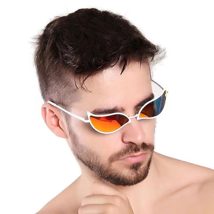 One Piece Anime Cosplay Sunglasses, Doflamingo Kizaru Cos Glasses, Cat Eye Color Lens Costume Eyewear, Halloween Party Cosplay Prop, Anime Fan Collection Gift