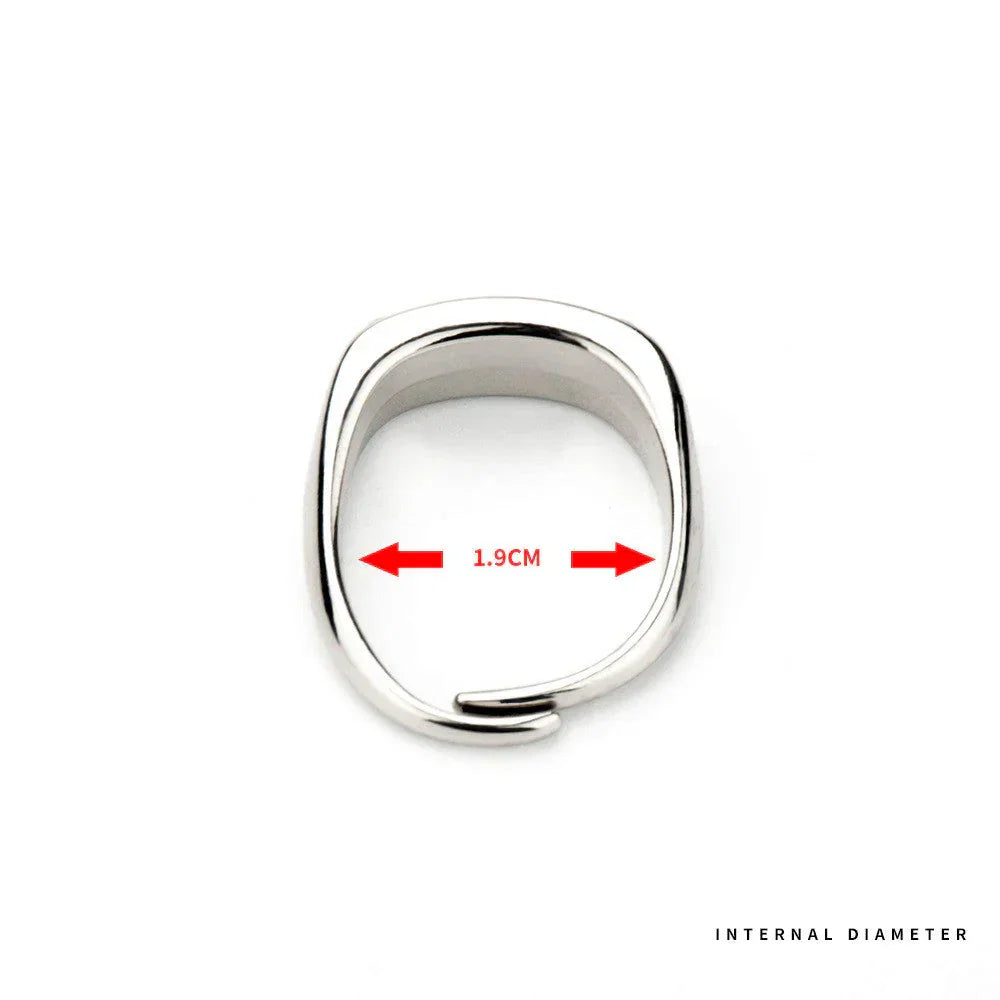 Naruto Konoha Village Symbol Adjustable Ring, Anime Leaf Village Logo Metal Open Ring, Cosplay Finger Jewelry, Fashion Anime Statement Ring, Collectible Gift for Naruto Fans