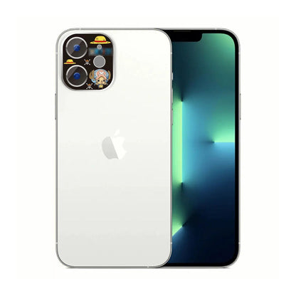 One Piece Anime Camera Lens Protector for iPhone, Luffy Zoro Chopper Straw Hat Crew Cartoon Decorative Camera Lens Sticker, HD Clear Scratch Resistant Anti-Fingerprint Camera Lens Cover, One Piece Anime Fan Merch Gift