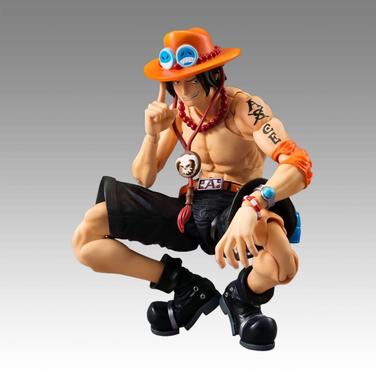 One Piece Anime Action Figure, Luffy Zoro Ace Movable Joints Collectible Figurine, Multiple Replaceable Parts, PVC Articulated Model Toy, Desktop Display Gift for One Piece Fans