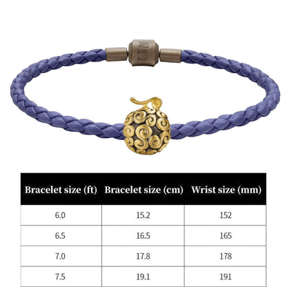 One Piece Anime Braided Rope Bracelet, Luffy Straw Hat Devil Fruit Gold Bead Charm Wristband, Adjustable Anime Cosplay Bracelet Jewelry, Collectible Accessories Gift for One Piece Fans