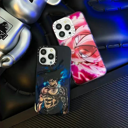 Dragon Ball Z Anime Phone Case, Goku Master Roshi DBZ Character Printed Protective Phone Cover, Shockproof Soft TPU Anime Phone Shell for iPhone, Dragon Ball Fan Merch Gift