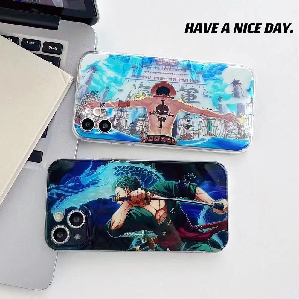 One Piece Anime Luffy Gear 5 Zoro Phone Case