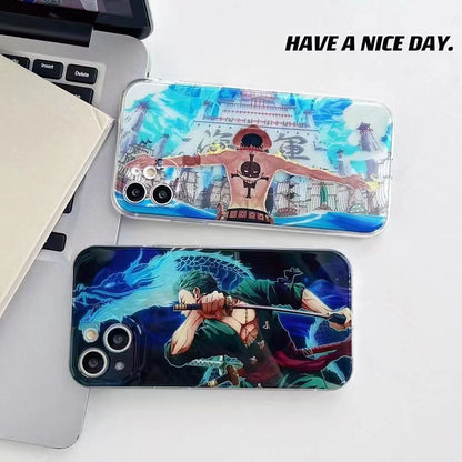 One Piece Anime Luffy Gear 5 Zoro Phone Case