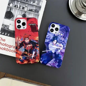 Naruto Anime Phone Case, Cool Manga Character Printed Shockproof Protective Phone Cover, Slim Soft TPU Anime Case for iPhone, Anime Fan Gift