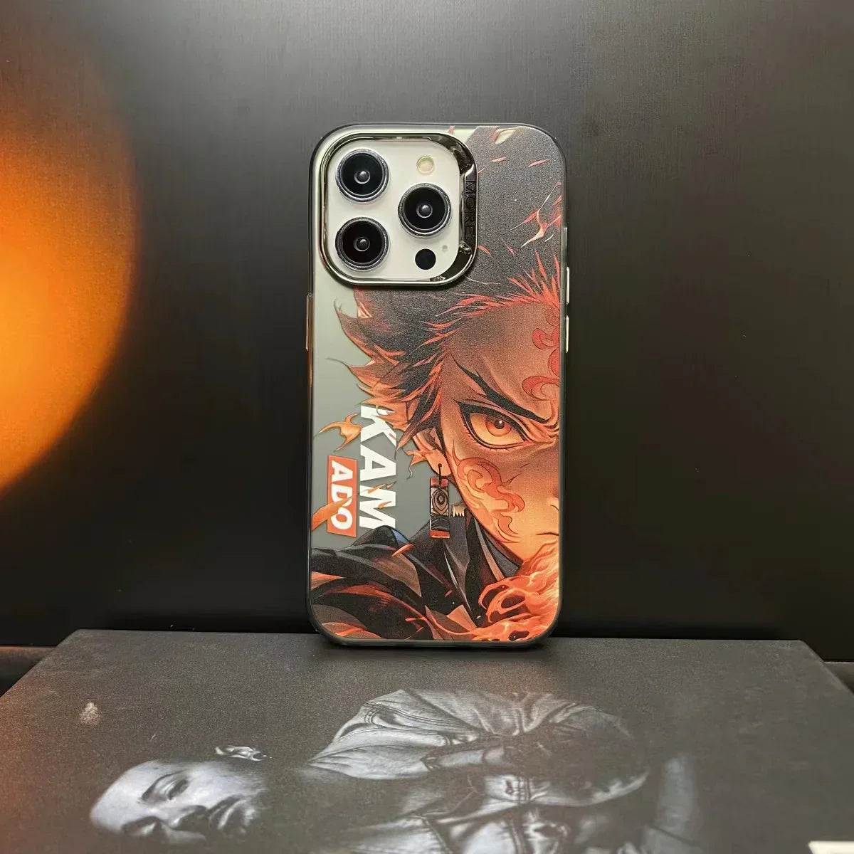 Demon Slayer Tanjiro Phone Case, HD Printed Shockproof Soft Bumper Protective Anime Phone Cover, Cool Kamado Tanjiro Anime Case for iPhone, Anime Fan Gift
