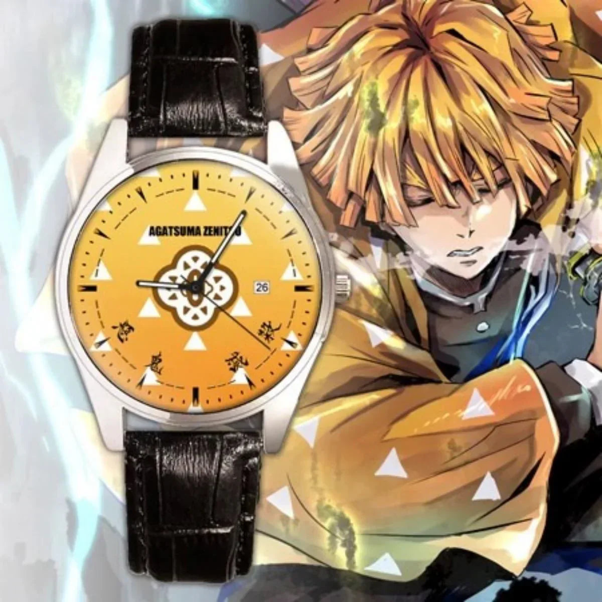Demon Slayer Anime Quartz Wrist Watch for Men Women, Multiple Character Dial Design Silicone Strap Watch, Tanjiro Nezuko Zenitsu Kyojuro Themed Analog Watch, Anime Cosplay Accessory Collectible Gift for Demon Slayer Fans