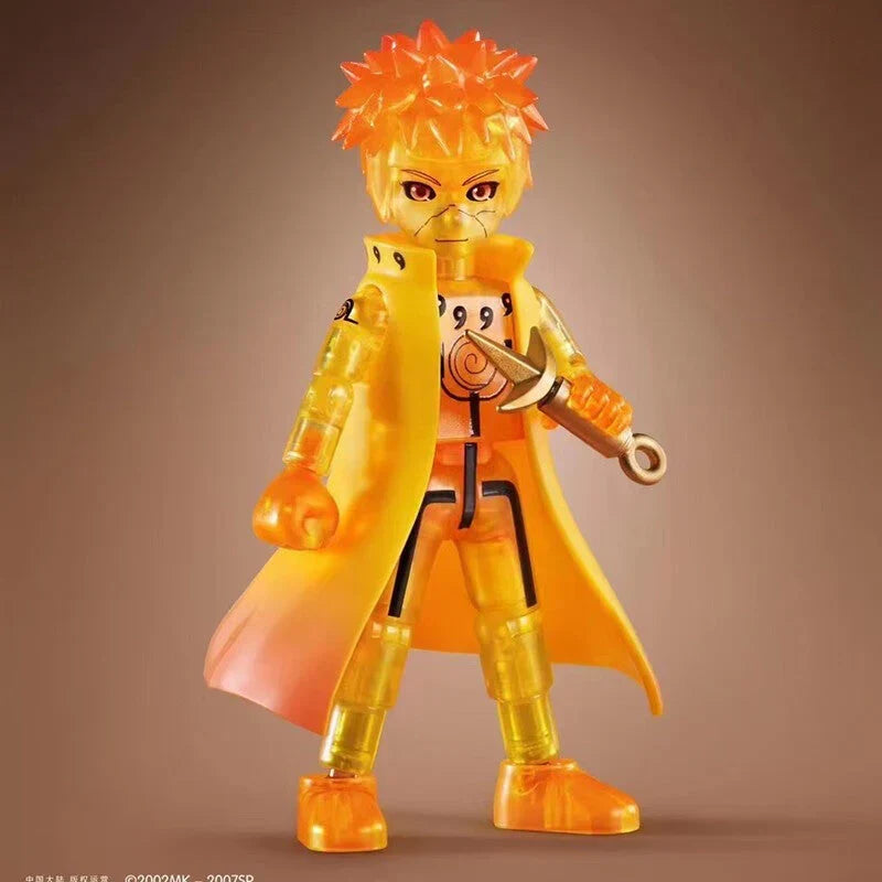 Naruto Anime Action Figures Set, Collectible Ninja Character Figurines, Movable Joints Model Toy, Desk Decor, Birthday Gift for Kids and Anime Fans