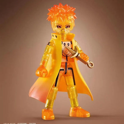 Naruto Anime Action Figures Set, Collectible Ninja Character Figurines, Movable Joints Model Toy, Desk Decor, Birthday Gift for Kids and Anime Fans
