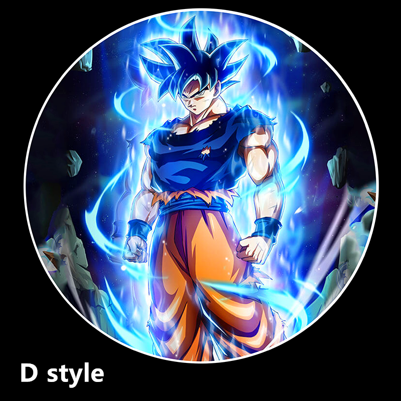 Dragon Ball Z Car Door Welcome Projector Light, Goku Vegeta Anime Car Door Induction Projection Lamp, Wireless LED Courtesy Shadow Light, DBZ Auto Entry Welcome Logo Light, Anime Car Decor Accessories