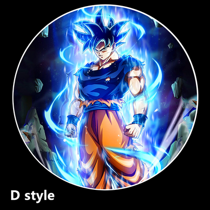 Dragon Ball Z Car Door Welcome Projector Light, Goku Vegeta Anime Car Door Induction Projection Lamp, Wireless LED Courtesy Shadow Light, DBZ Auto Entry Welcome Logo Light, Anime Car Decor Accessories