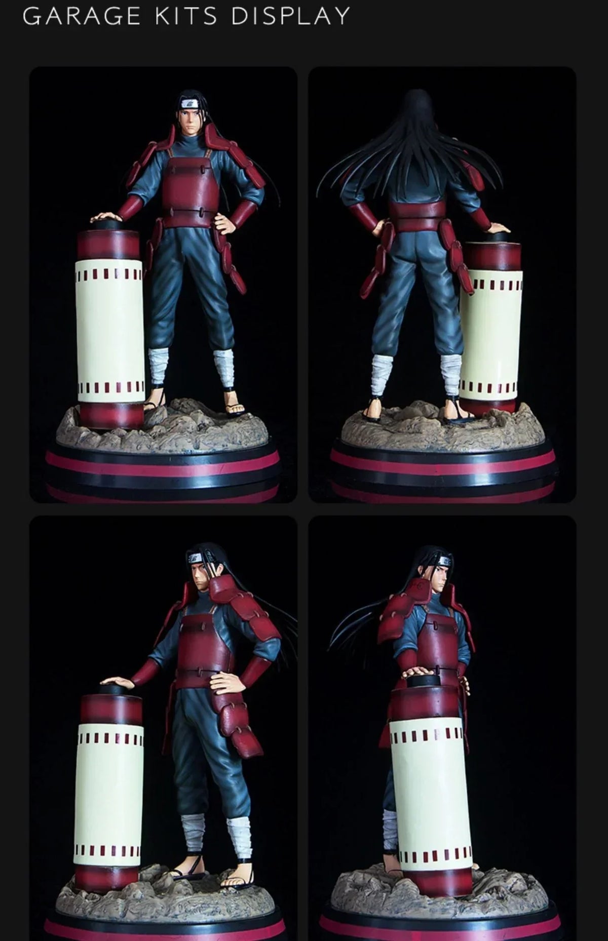 Naruto Hokage Series GK Figurine, All Generations Hokage Anime Statue, Hashirama Tobirama Minato Tsunade Naruto Kakashi Collectible Figure, High Detailed Resin Model, Desktop Display Ornament Gift for Naruto Fans