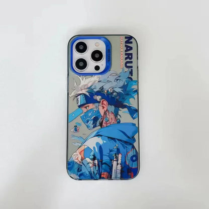 Naruto Anime Phone Case, Colorful Sakura Naruto Character Print Shockproof Protective Phone Cover, Cute Anime Cartoon Case for iPhone, Slim Anti-Scratch Bumper Case Anime Fans Gift