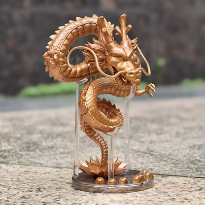 Dragon Ball Z MEGA WCF Shenron Figurine, Limited Edition Shenlong Anime Statue with 7 Dragon Balls, High Detailed PVC Collectible Figure, Desktop Display Ornament, Gift for Dragon Ball Fans