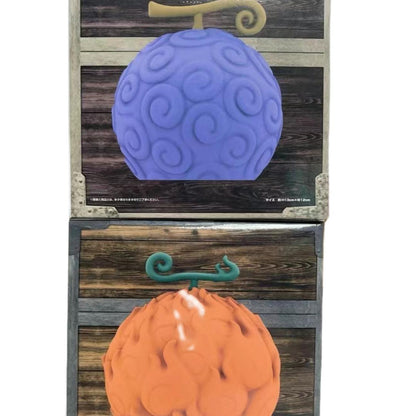 One Piece Devil Fruit Night Light, Anime Devil Fruit Table Lamp, Gum-Gum Fruit Flame-Flame Fruit Ope-Ope Fruit LED Light, Anime Themed Bedroom Decor Lamp, Collectible Gift for One Piece Fans