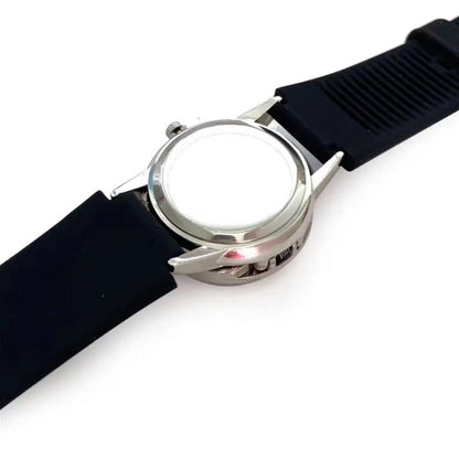 Naruto Sharingan Flip Cover Wrist Watch, Anime Kakashi Mangekyo Sharingan Quartz Watch, Black Silicone Strap Analog Watch, Anime Cosplay Accessory Collectible Gift for Naruto Fans