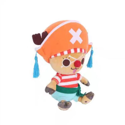 One Piece Assorted Anime Plush Dolls, Luffy Ace Law Chopper Stuffed Figure, Thousand Sunny Going Merry Pirate Ship Plush Toy, Cute One Piece Character Soft Plushies, Anime Collectible Gifts for Kids & Fans