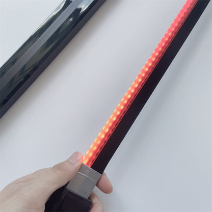 Naruto Uchiha Anime Light Up Katana Sword, Rechargeable LED Glow Samurai Sword with Scabbard, Touch Control Lightsaber Katana, Anime Cosplay Prop Collectible Sword for Naruto Fans