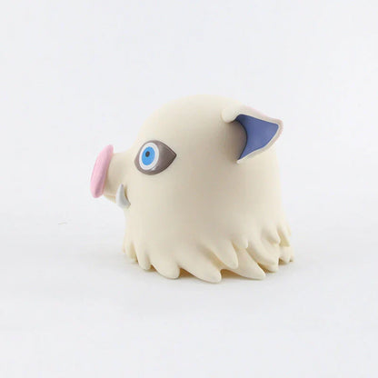 Demon Slayer Hashibira Inosuke Piggy Bank, Inosuke Boar Mask Coin Bank, Anime PVC Resin Saving Money Box, Collectible Desktop Decor Ornament Gift for Demon Slayer Fans