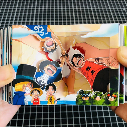 One Piece 3D Paper Scene Book DIY Cutting Model Kit, Anime Layered Paper Art Craft, Handmade Paper Cut Diorama, Desktop Display Decoration, Creative Gift for One Piece Fans
