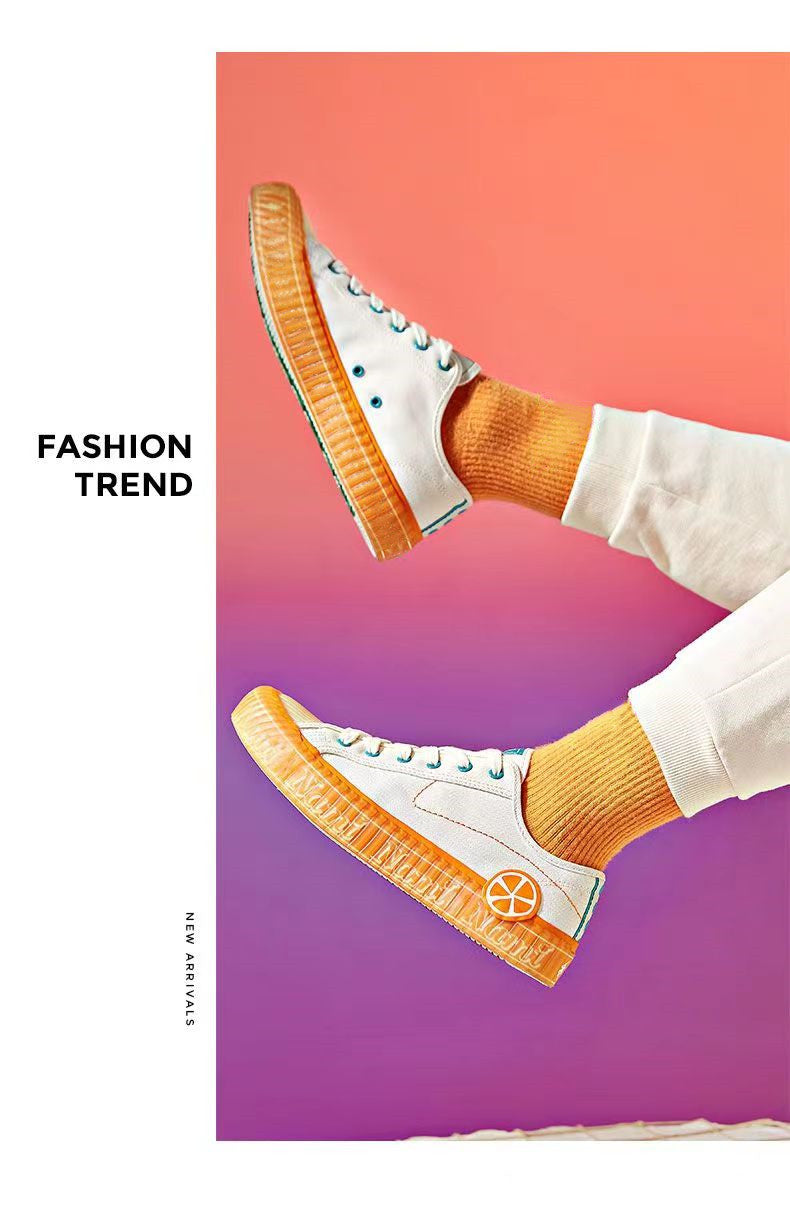 One Piece Nami Low Top Canvas Sneakers, Anime Nami Cream Orange Casual Shoes, Men Women Cosplay Streetwear Trainers, One Piece Fan Collectible Footwear Gift