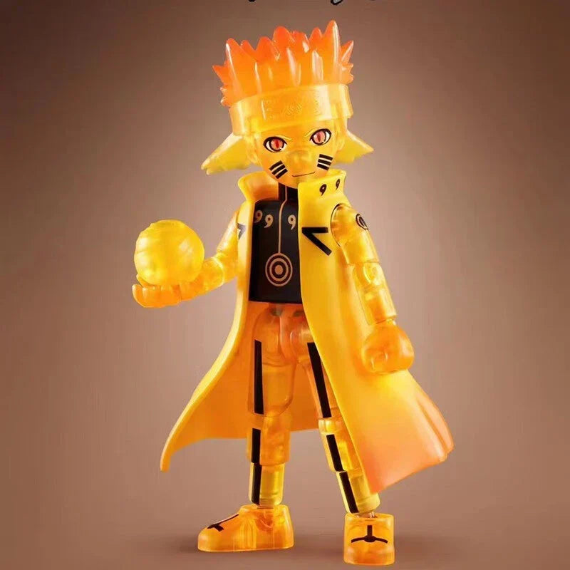Naruto Anime Action Figures Set, Collectible Ninja Character Figurines, Movable Joints Model Toy, Desk Decor, Birthday Gift for Kids and Anime Fans