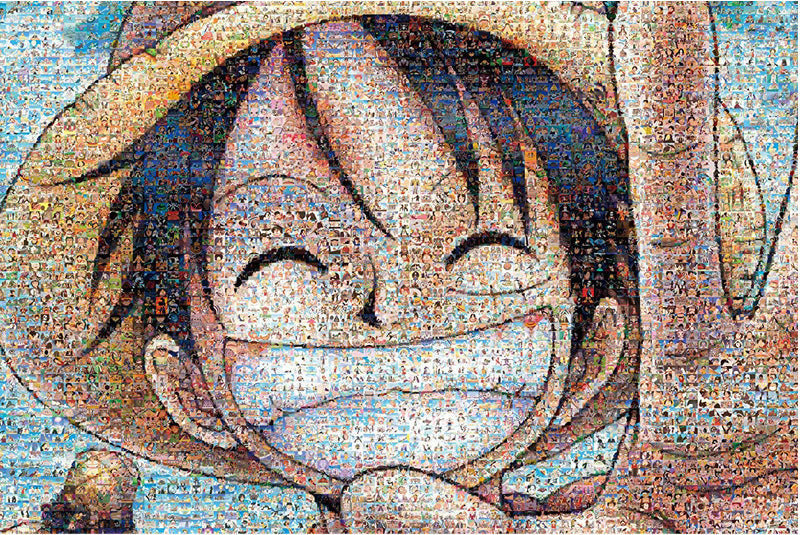 One Piece Anime Jigsaw Puzzle 1000 Pieces, Luffy Zoro Straw Hat Crew Collectible Puzzle, Challenging DIY Puzzle Game, Educational Toy & Wall Art Decor, Gift for One Piece Anime Fans