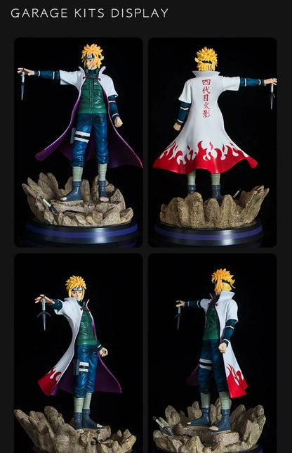 Naruto Hokage Series GK Figurine, All Generations Hokage Anime Statue, Hashirama Tobirama Minato Tsunade Naruto Kakashi Collectible Figure, High Detailed Resin Model, Desktop Display Ornament Gift for Naruto Fans