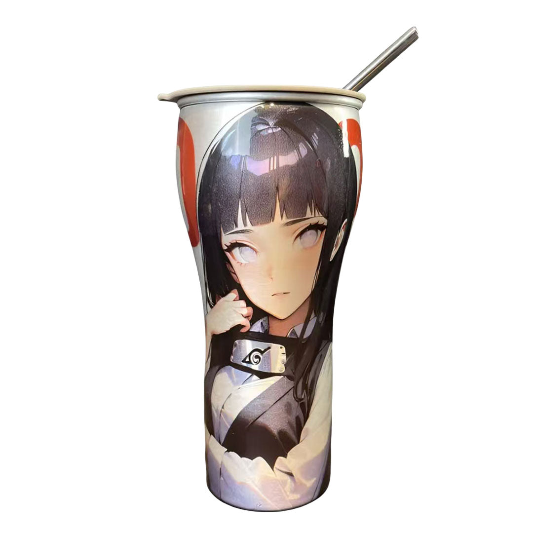 Naruto Anime 30oz Tumbler with Lid and Straw, Stainless Steel Insulated Travel Cup, Naruto Sasuke Kakashi Itachi Character Printed Coffee Mug, Naruto Merch Water Bottle Gift for Anime Fans