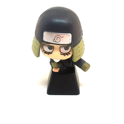 Naruto Anime Custom Keycap Set, Q Version Naruto Sasuke Itachi Kakashi Figurine Keycaps, Handmade 3D Resin Key Caps for Cherry MX Mechanical Keyboard, Anime Keyboard Decor Gift for Naruto Fans