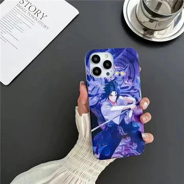 Naruto Anime Phone Case, Cool Manga Character Printed Shockproof Protective Phone Cover, Slim Soft TPU Anime Case for iPhone, Anime Fan Gift