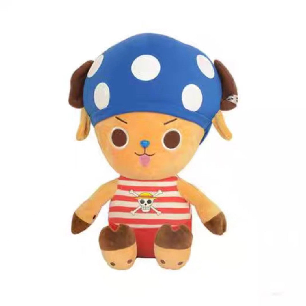 One Piece Assorted Anime Plush Dolls, Luffy Ace Law Chopper Stuffed Figure, Thousand Sunny Going Merry Pirate Ship Plush Toy, Cute One Piece Character Soft Plushies, Anime Collectible Gifts for Kids & Fans